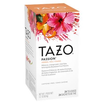 TAZO® Hot Tea Passion 6 x 24 bags - We’ve got our own thing brewing with TAZO® Hot Tea Passion 6 x 24 bags: dare to be different
