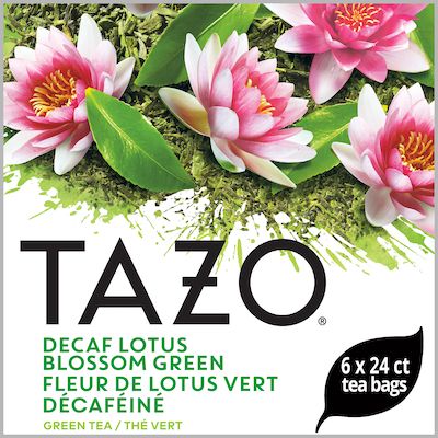 TAZO® Hot Tea Decaf Lotus Blossom Green 6 x 24 bags - We’ve got our own thing brewing with TAZO® Hot Tea Decaf Lotus Blossom Green 6 x 24 bags: dare to be different