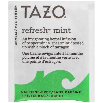 TAZO® Hot Tea Refresh Mint 6 x 24 bags - We’ve got our own thing brewing with TAZO® Hot Tea Refresh Mint 6 x 24 bags: dare to be different