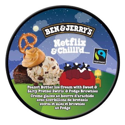 Ben & Jerry's Netflix and Chilll'd 8 x 473 ml - 