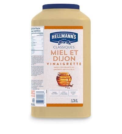 Hellmann's® Vinaigrette au Miel et à la Crème de Dijon 2 x 3.78 L - 