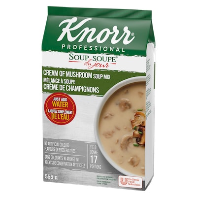 Knorr® Professionnel Soupe du Jour Crème de Champignon 4 x 555 gr - 