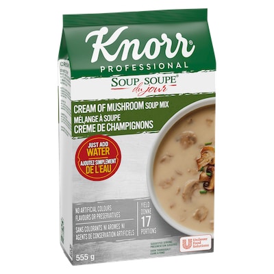 Knorr® Professionnel Soupe du Jour Crème de Champignon 4 x 555 gr - 