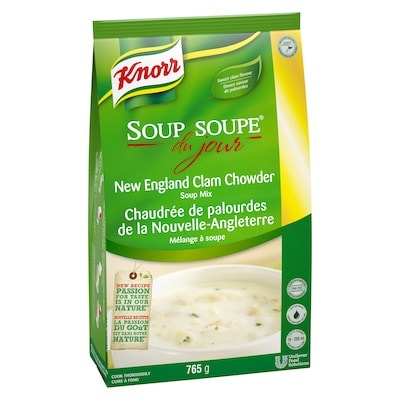 Knorr® Professionnel Soupe du Jour Chaudrée de Palourdes de la Nouvelle-Angleterre 4 x 765 gr - 