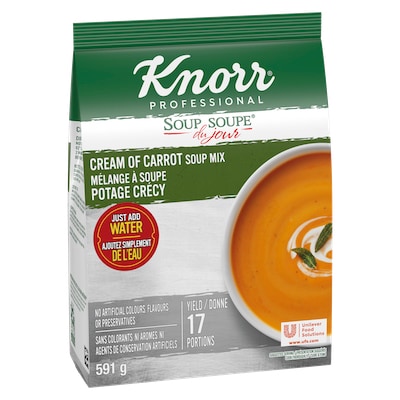 Knorr® Professionnel Soupe du Jour Potage Crécy 4 x 591 gr - 