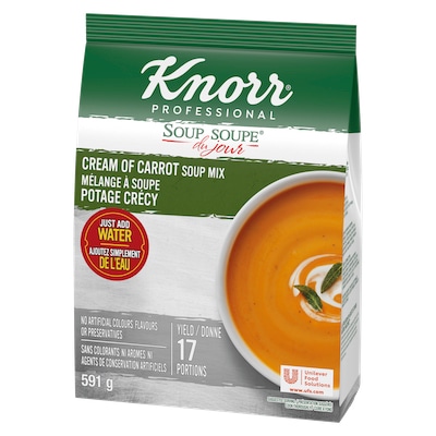 Knorr® Professionnel Soupe du Jour Potage Crécy 4 x 591 gr - 