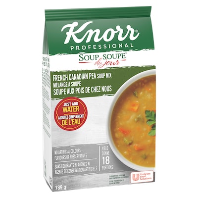 Knorr® Professionnel Soupe du Jour Soupe aux Pois de chez nous 4 x 789 gr - 