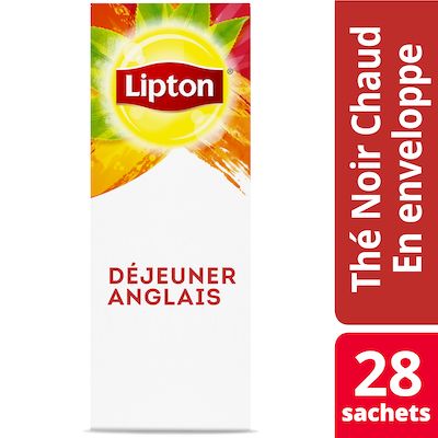 Lipton® Thé Chaud Déjeuner Anglais 6 x 28 sachets - 