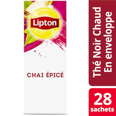 Lipton® Thé Chaud Chai Épicé 6 x 28 sachets - 