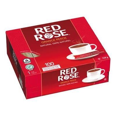 Red Rose® Thé Orange Pekoe 10 x 100 sachets par 1.5 tasses - 