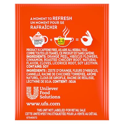 Lipton® Thé Chaud Orange 6 x 28 sachets - 