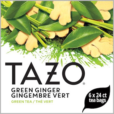 TAZO® Thé Gingembre Vert 6 x 24 sachets - Nous préparons nos propres mélanges avec TAZO® Thé Gingembre Vert 6 x 24 sachets: osez être différent