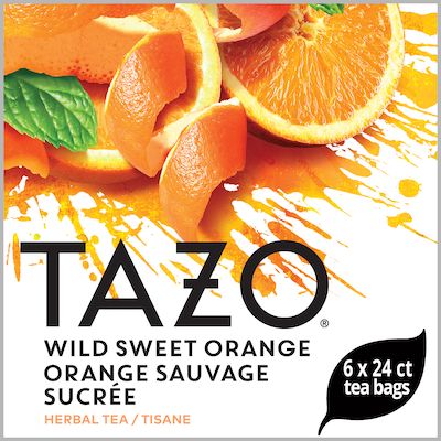 TAZO® Thé Orange Sauvage Sucrée 6 x 24 sachets - Nous préparons nos propres mélanges avec TAZO® Thé Orange Sauvage Sucrée 6 x 24 sachets: osez être différent