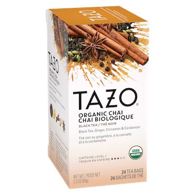 TAZO® Thé Chai Biologique 6 x 24 sachets - Nous préparons nos propres mélanges avec TAZO® Thé Chai Biologique 6 x 24 sachets: osez être différent