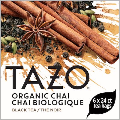 TAZO® Thé Chai Biologique 6 x 24 sachets - Nous préparons nos propres mélanges avec TAZO® Thé Chai Biologique 6 x 24 sachets: osez être différent