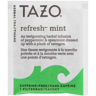 TAZO® Thé Refresh Menthe 6 x 24 sachets - Nous préparons nos propres mélanges avec TAZO® Thé Refresh Menthe 6 x 24 sachets: osez être différent