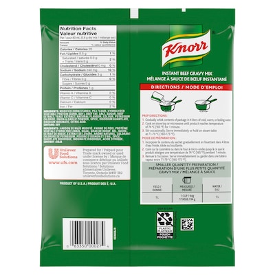 Knorr® Professionnel Mélange à Sauce au Bœuf 6 x 377 gr - Knorr® Mélange à Sauce au Bœuf 6 x 377 gr permet d'obtenir facilement une nourriture simple et propre. Les sauces Knorr® sont réinventées par nos chefs en pensant à votre cuisine.