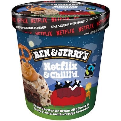 Ben & Jerry's Netflix and Chilll'd 8 x 473 ml - 