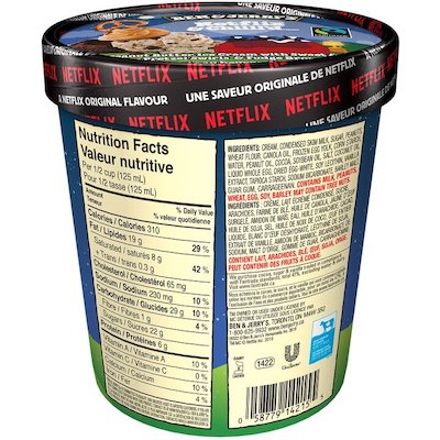 Ben & Jerry's Netflix and Chilll'd 8 x 473 ml - 