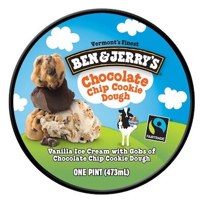 Ben & Jerry's Chocolate Chip Cookie Dough 8 x 473 ml - 