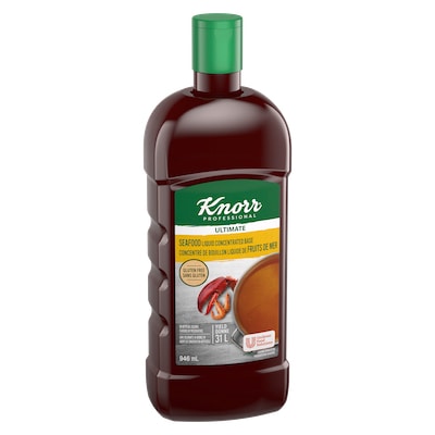 Knorr® Professionnel Ultimate Bouillon de Fruits de Mer Liquide Concentré 4 x 946 ml - 