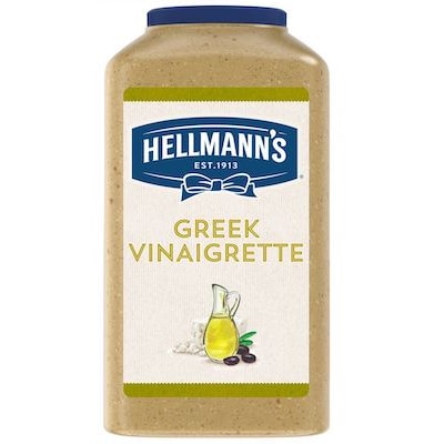 Hellmann's® Greek Vinaigrette Salad Dressing 2 x 3.78 L - Hellmann's® Greek Vinaigrette Salad Dressing: To your best salads with dressing that looks, performs and tastes like you made it yourself.