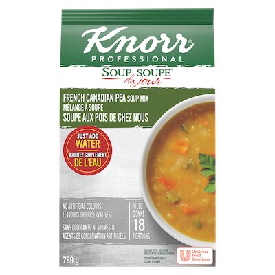 Knorr® Professionnel Soupe du Jour Soupe aux Pois de chez nous 4 x 789 gr