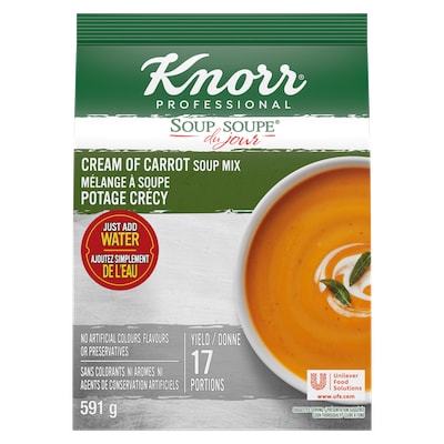 Knorr® Professional Soup Du Jour Cream Carrot 591g 4 pack - 