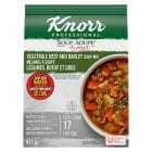 Knorr® Professionnel Soupe du Jour Légumes, Bœuf et Orge 4 x 411 gr