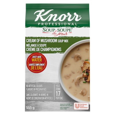 Knorr® Professionnel Soupe du Jour Crème de Champignon 4 x 555 gr - 