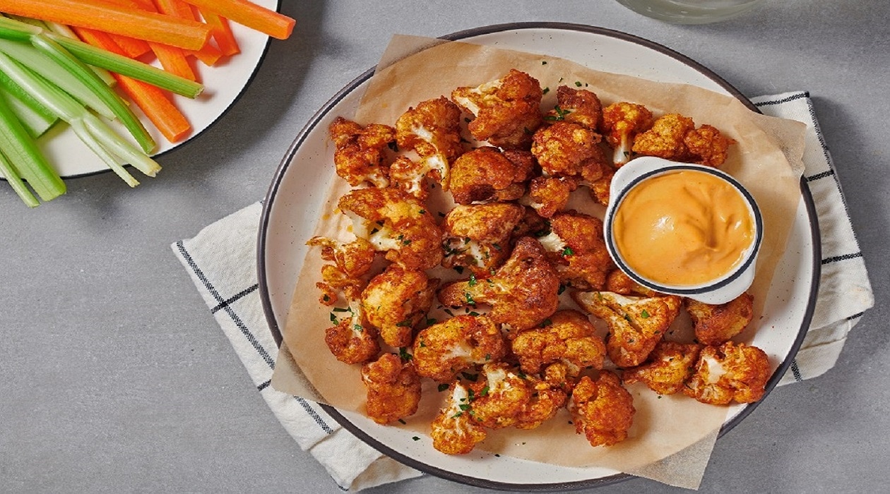 Fiery Spicy Mayo Cauliflower Wings with a Kick – - Recipe