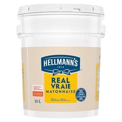 Hellmann's® Real Mayonnaise Bag in Box 1 x 20 L Hellmann's® Real Mayonnaise Bag in Box 1 x 20 L