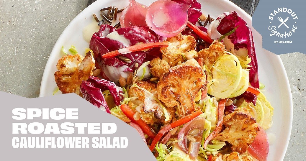 Spice Roasted Cauliflower Salad