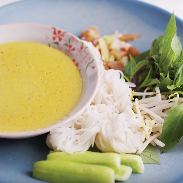 Southern Thai Curry with Barracuda and Rice Noodles Southern Thai Curry with Barracuda and Rice Noodles