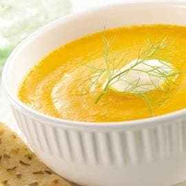 Potage de carottes au gingembre Potage de carottes au gingembre