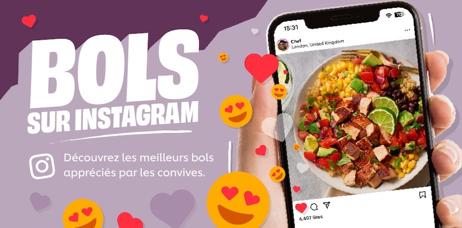Les bols sur Instagram