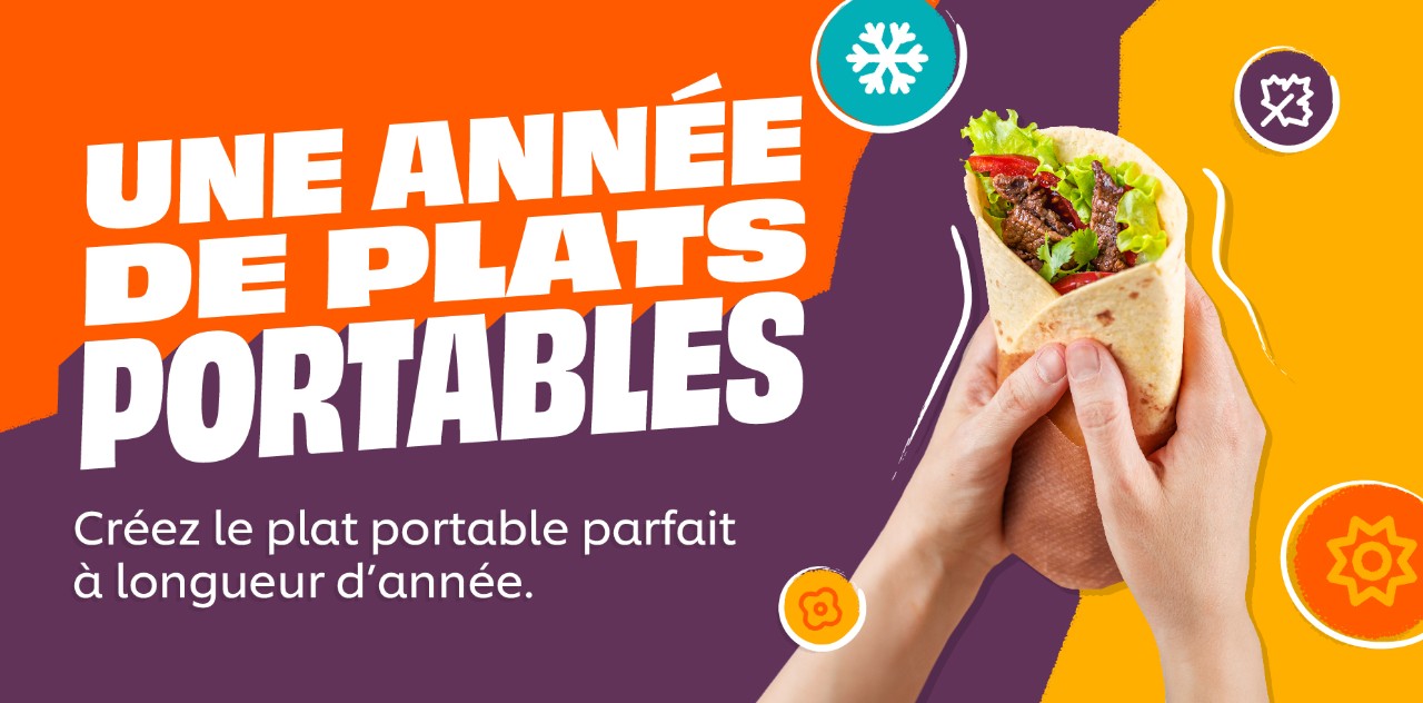 UNE ANNÉE DE PLATS PORTABLES