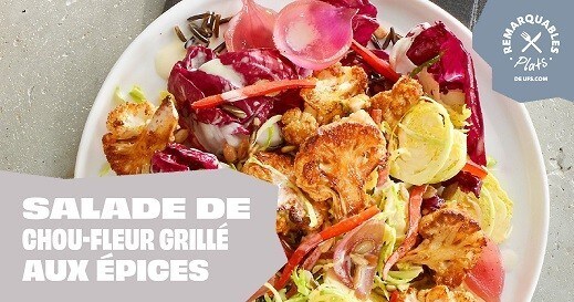 Spice Roasted Cauliflower Salad