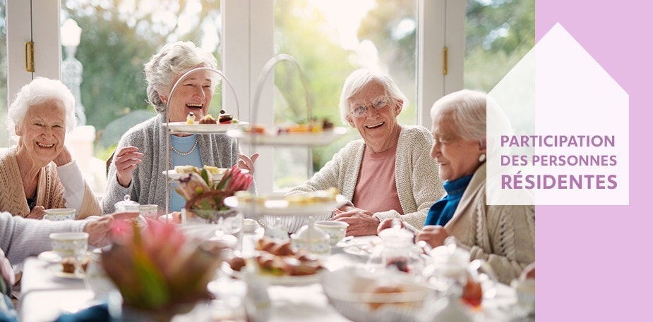 Participation des personnes résidentes