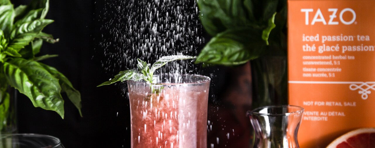 Cocktail au thé glacé Passion TAZO Cocktail au thé glacé Passion TAZO